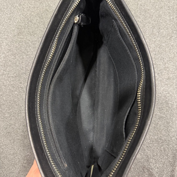 Coach black leather clutch - Picture 2 of 3